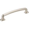 Jeffrey Alexander 128 mm Center-to-Center Satin Nickel Belcastel 1 Cabinet Pull MO6373-128SN